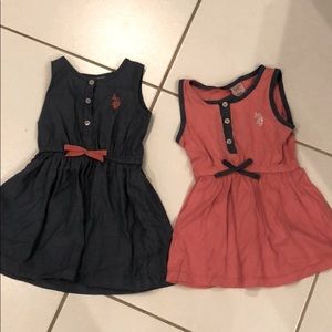 Twin girls or double set of coordinating dresses